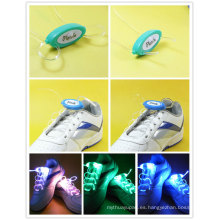 Iluminación, destello, luz, patinaje deportivo, LED, zapato, cordones